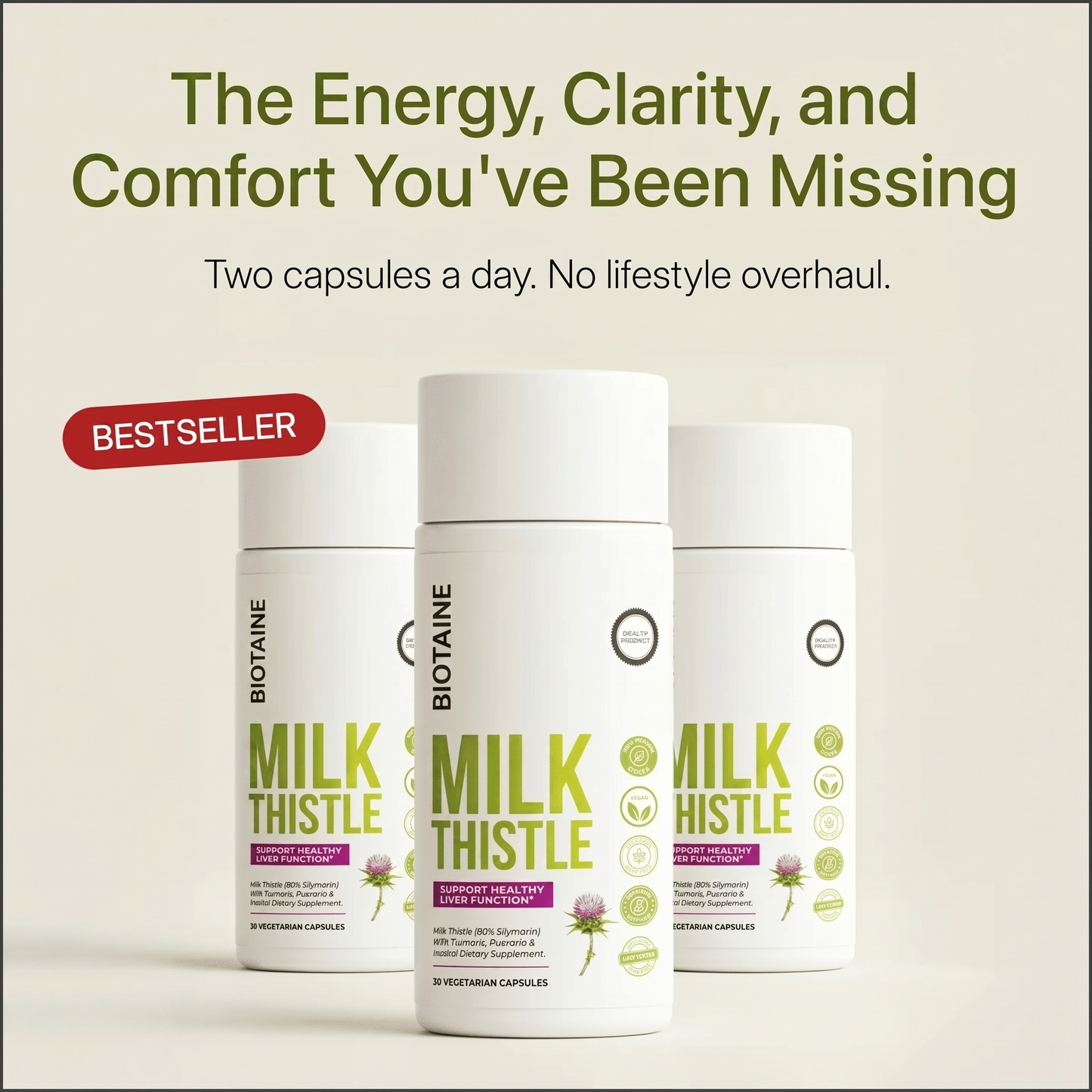 Biotaine - Milk Thistle Gut Support